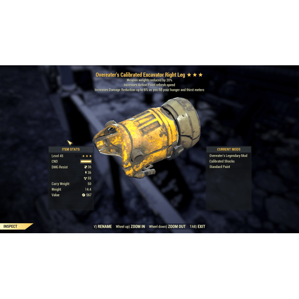 Buy [Power armor set] Overeater's WWR Excavator (AP Refresh